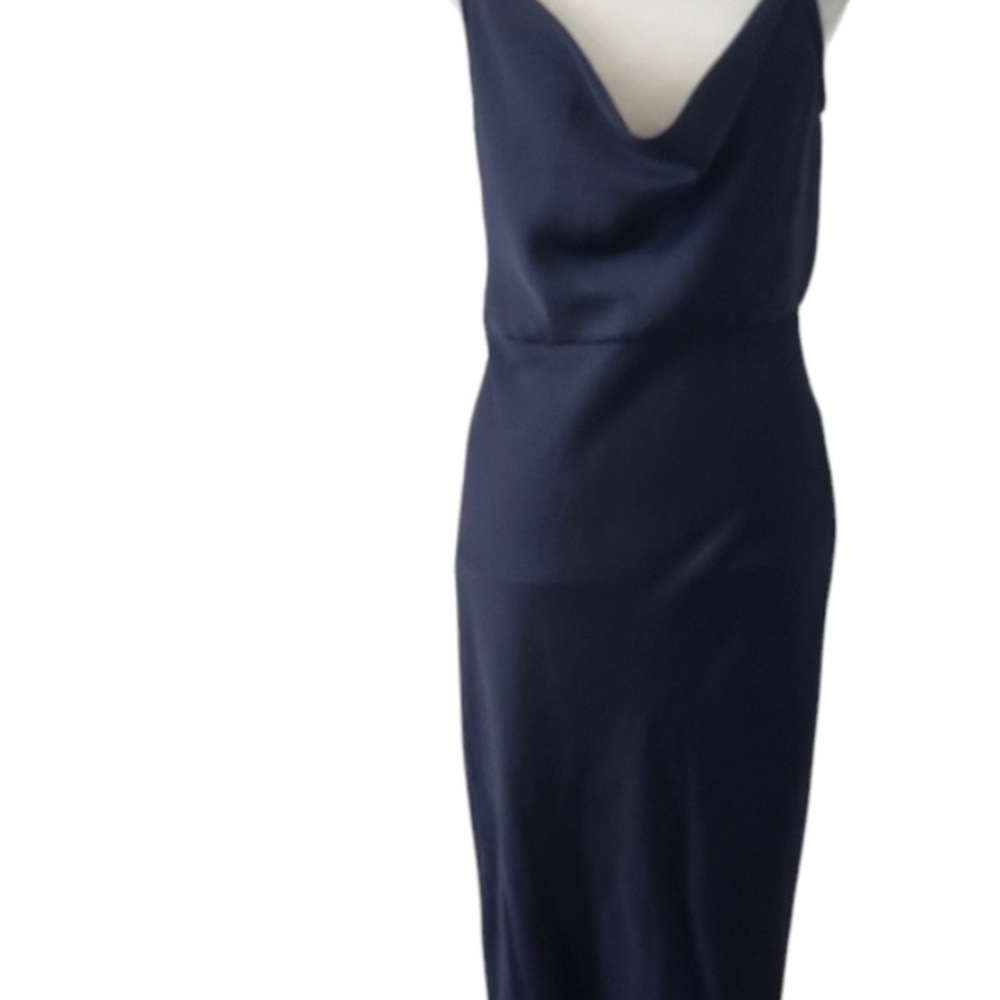 BHLDN Cali Midi Dress with Cowl Neck & Spaghetti Straps (NWT) - Picture 2 of 5